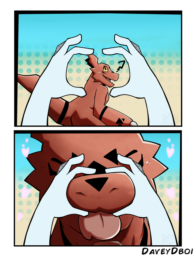 Guilmon says hello!
