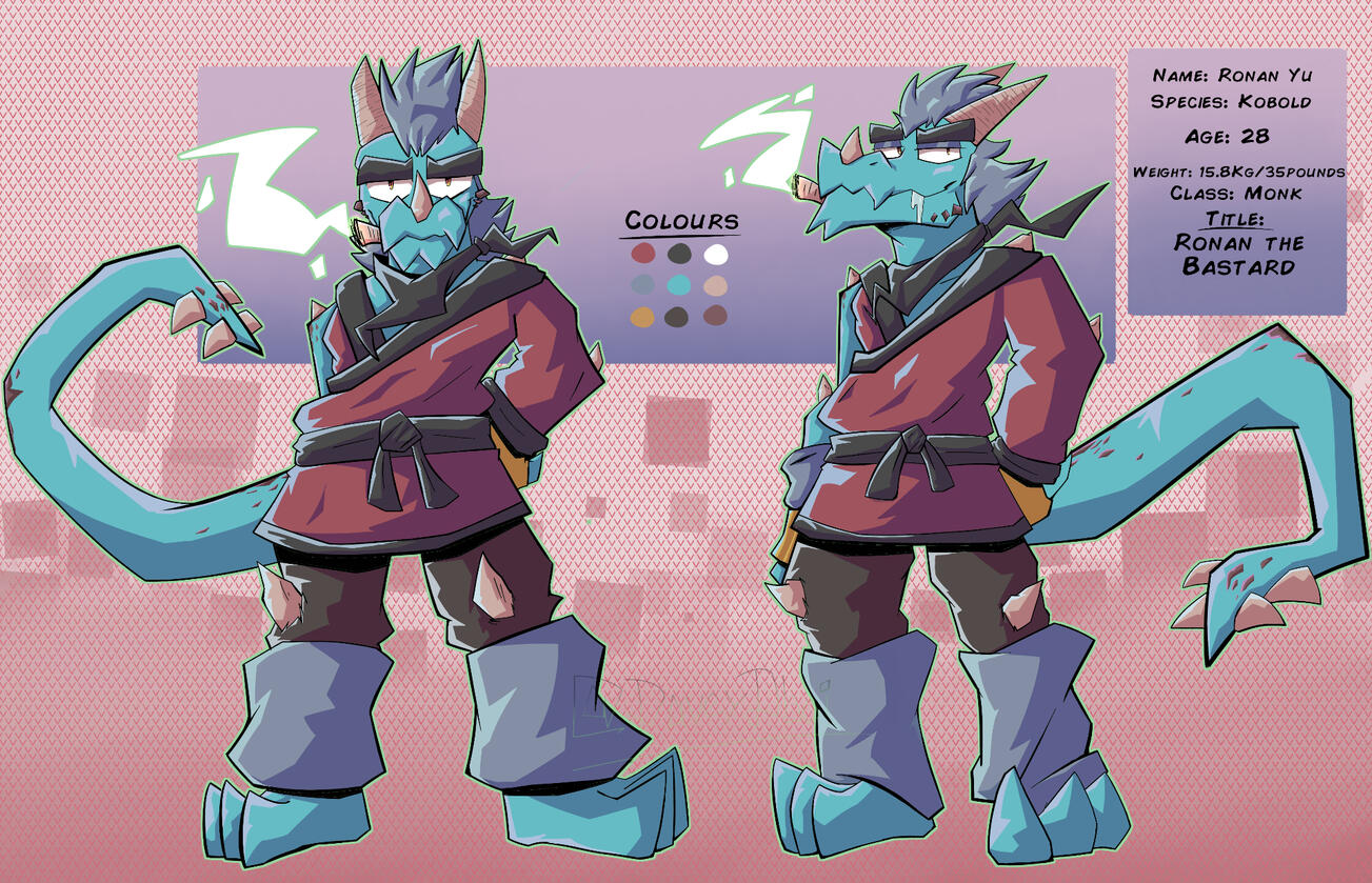 Ronan the bastard monk