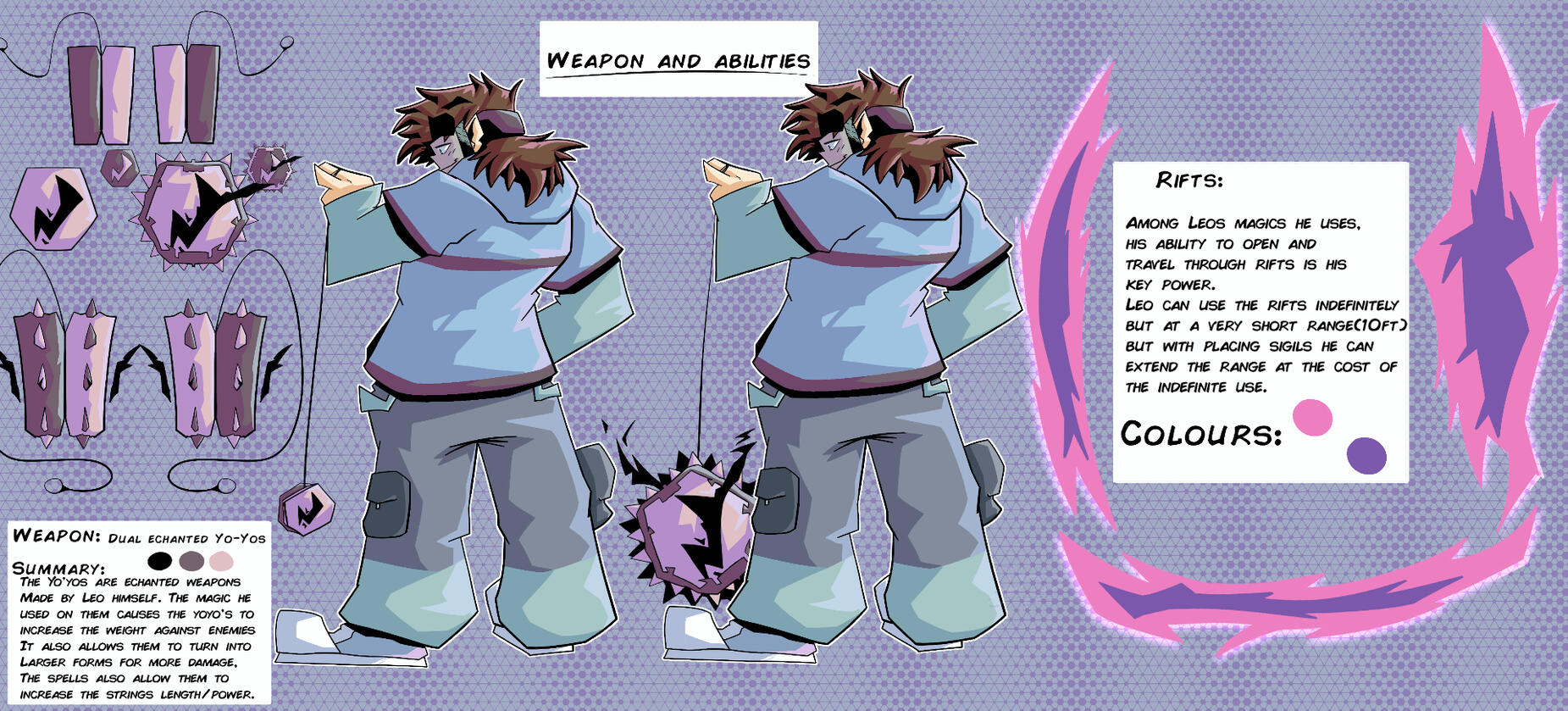 Leo Aldren weapon/abilities