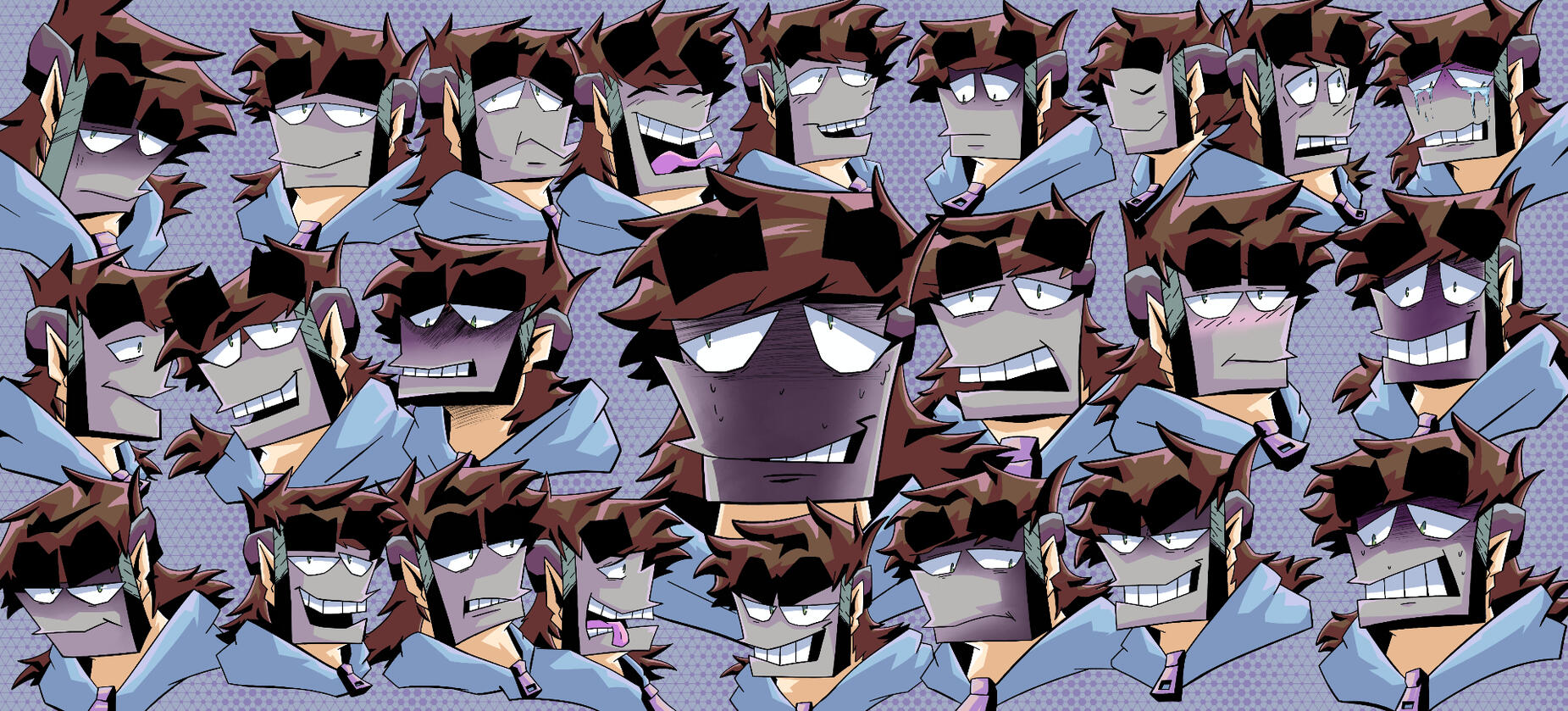 Leo Aldren Expression sheet