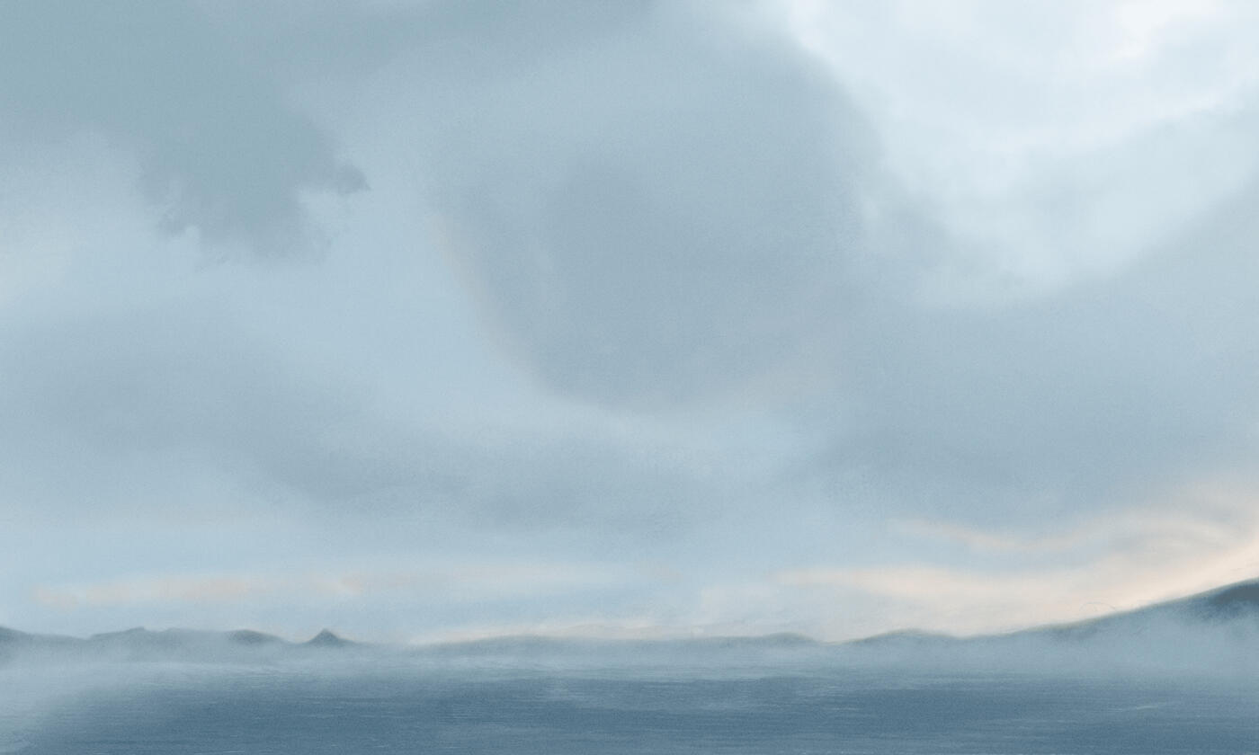Overcast lough