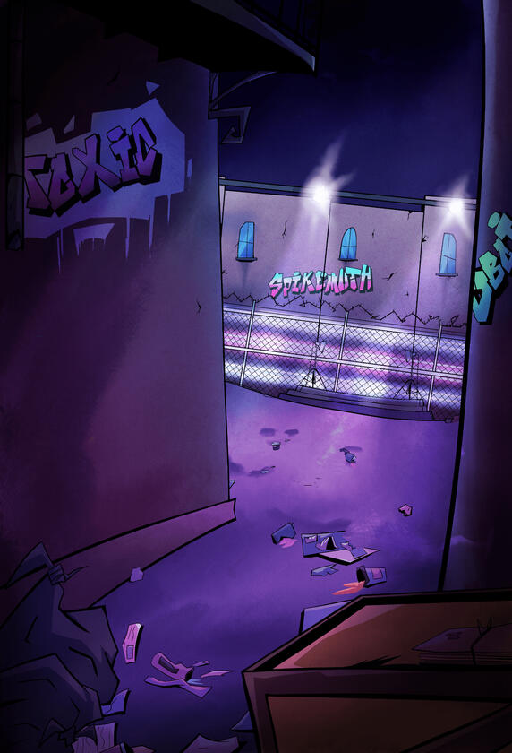Spikemuth alley