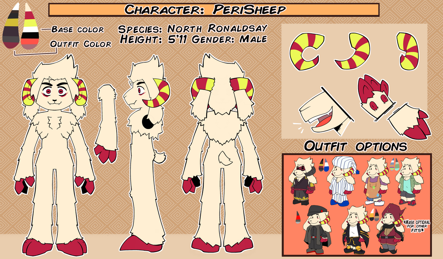 Perisheep character design comm!