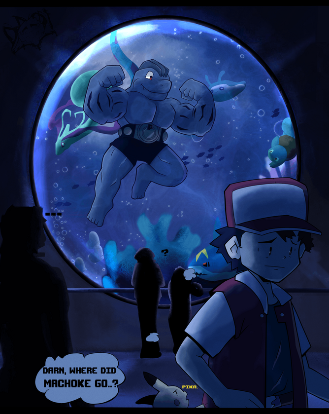 Machoke learned dive!